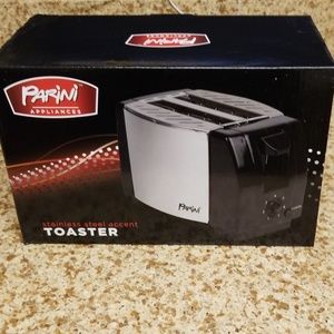 Parini Toaster Stainless Steel Accent 2 Slices